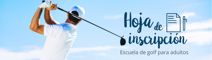 Hoja de inscripción adultos cursos de golf Abra del Pas