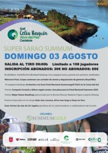Cartel Super Sarao Summum verano 2025