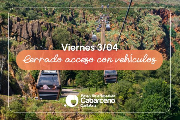 Cerrado el acceso a Cabárceno con vehículos